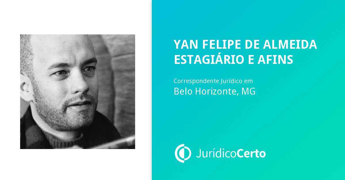 Yan Felipe de Almeida Estagiário e Afins, Estudante de Direito e ...