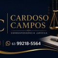 Cardoso Campos Correspondência Jurídica Cardoso Campos Correspondência Jurídica, Bacharel em Direito e Correspondente Jurídico em Palmas, TO