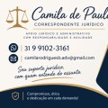 Camila Rodrigues Batista de Paula, Bacharel em Direito e Correspondente Jurídico em Ipatinga, MG