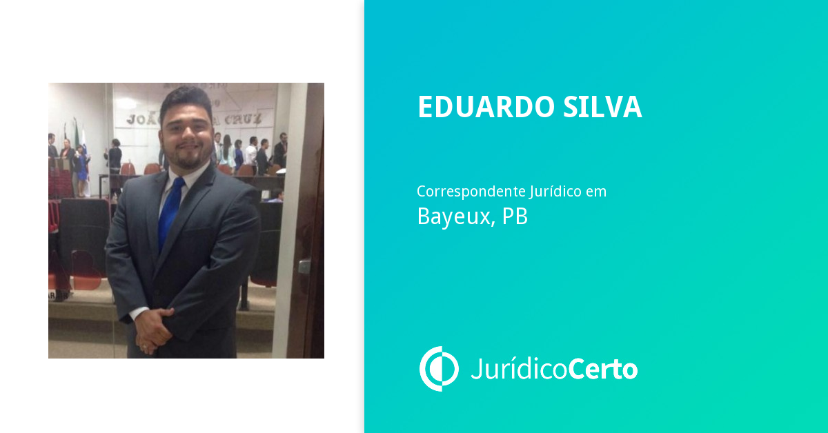 Eduardo Silva, Advogado e Correspondente Jurídico